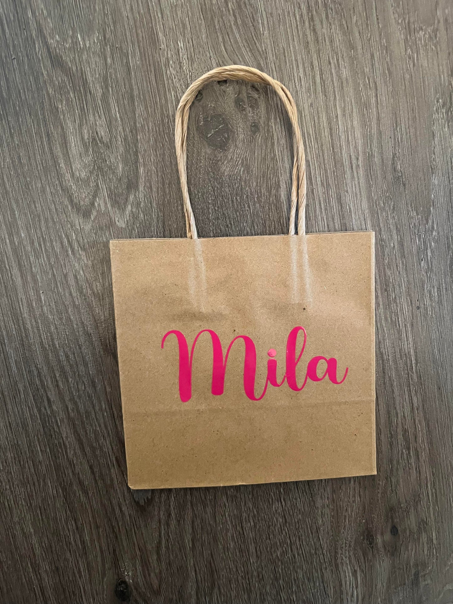 Petits sacs en kraft avec impression personnalisée