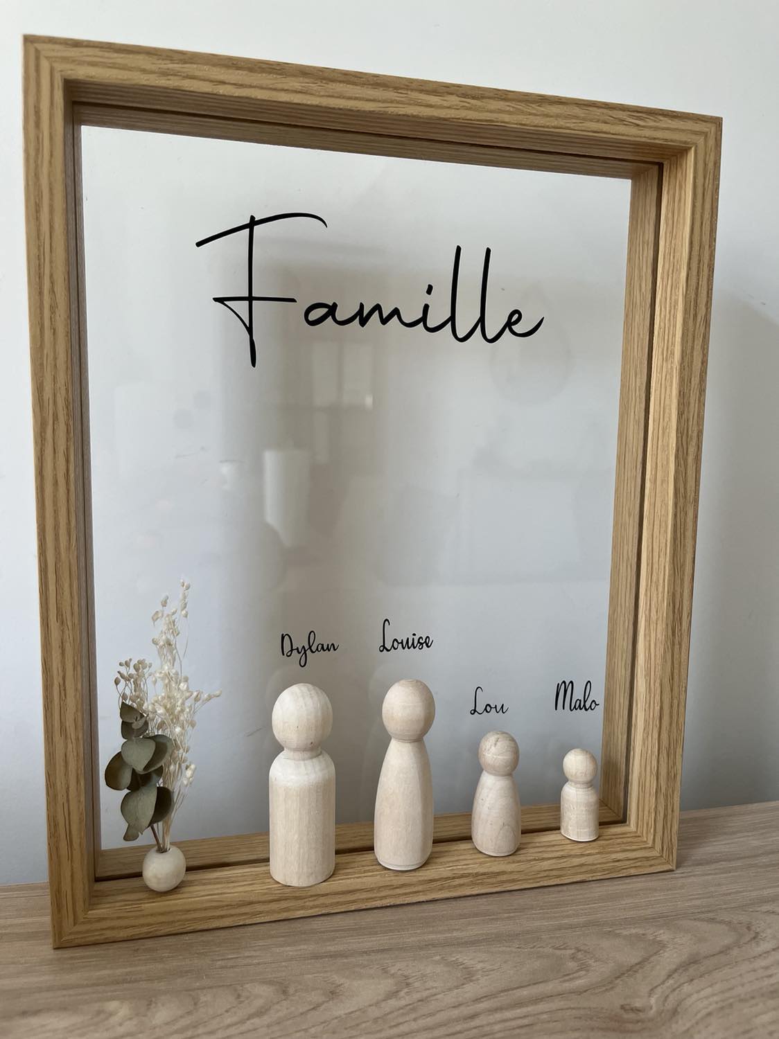 Cadre famille / cadre dolls / cadre famille personnalisé