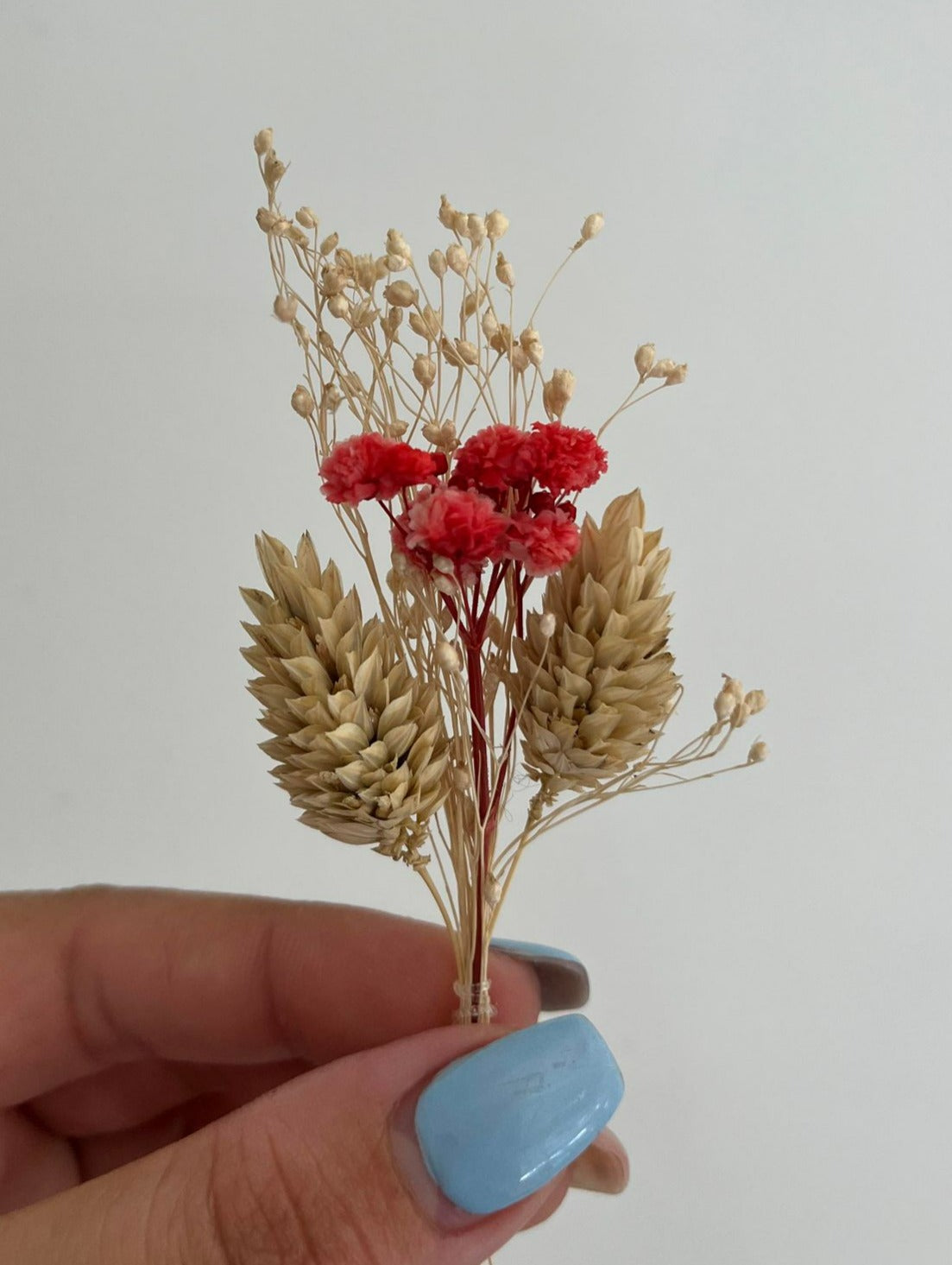 Boutonnière mariage fleurs séchées