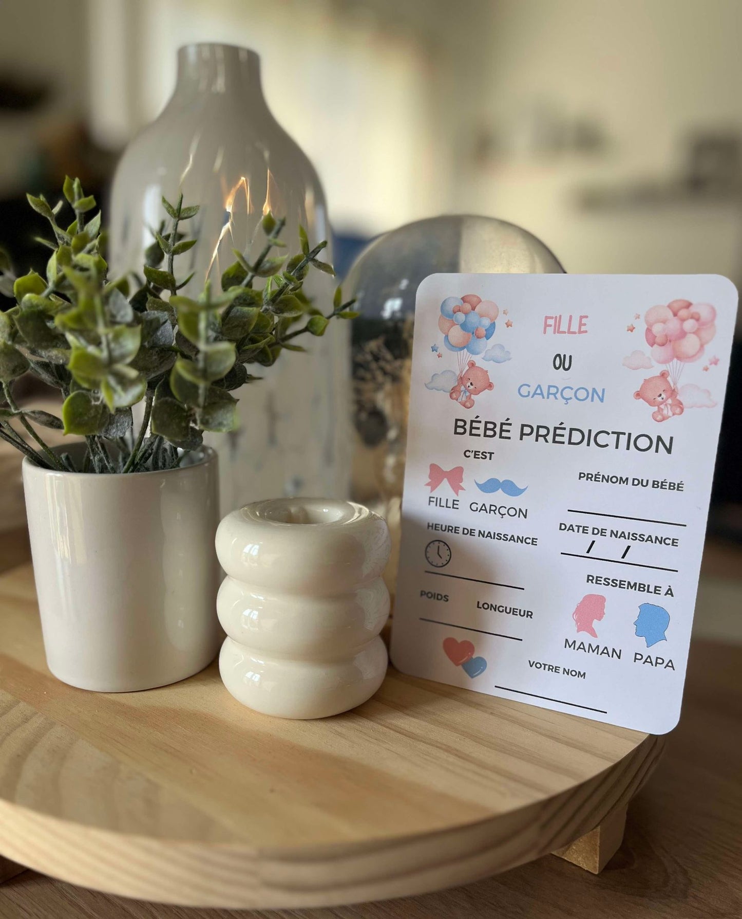 Cartes pronostics bébé
