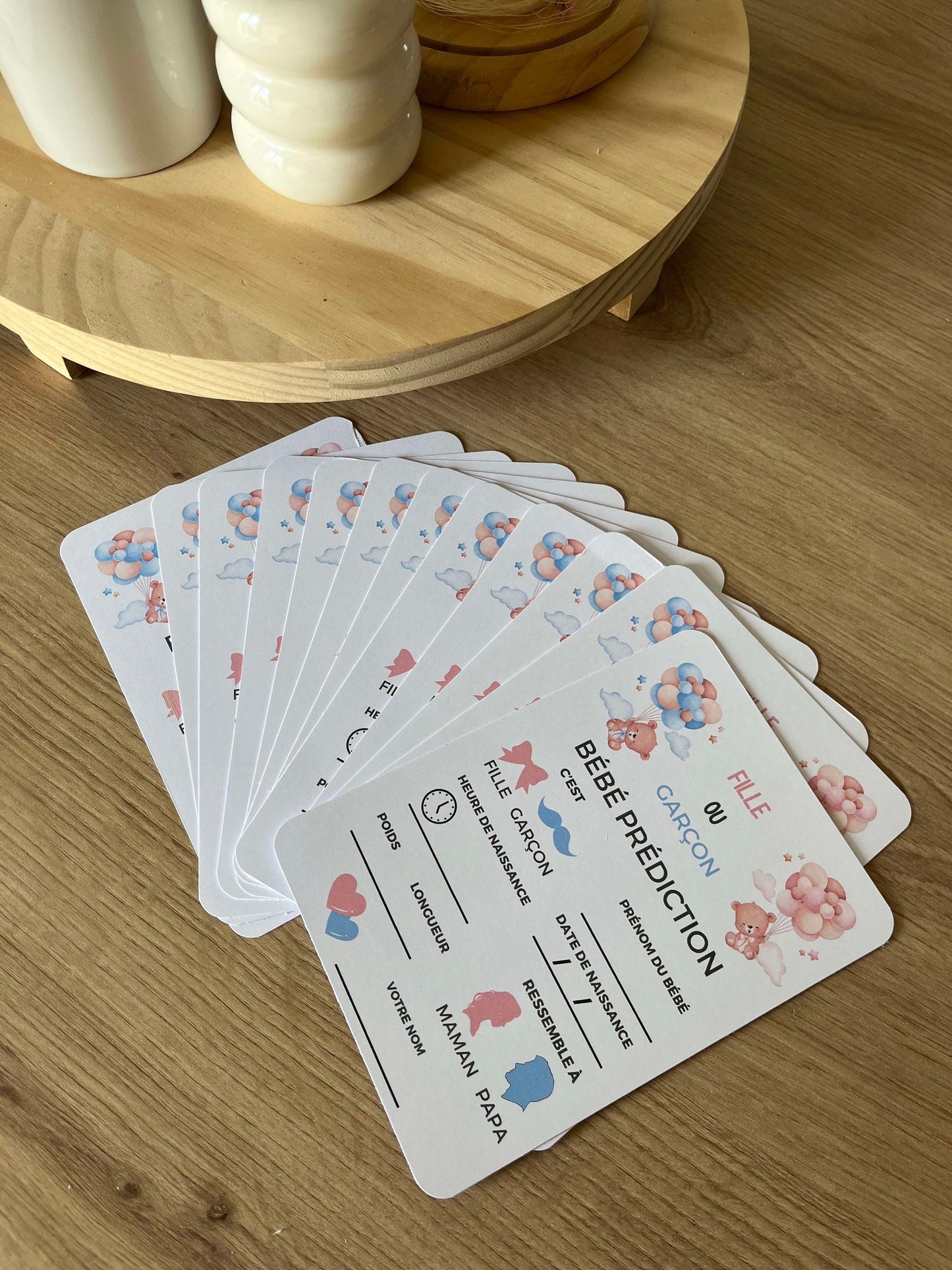 Cartes pronostics bébé