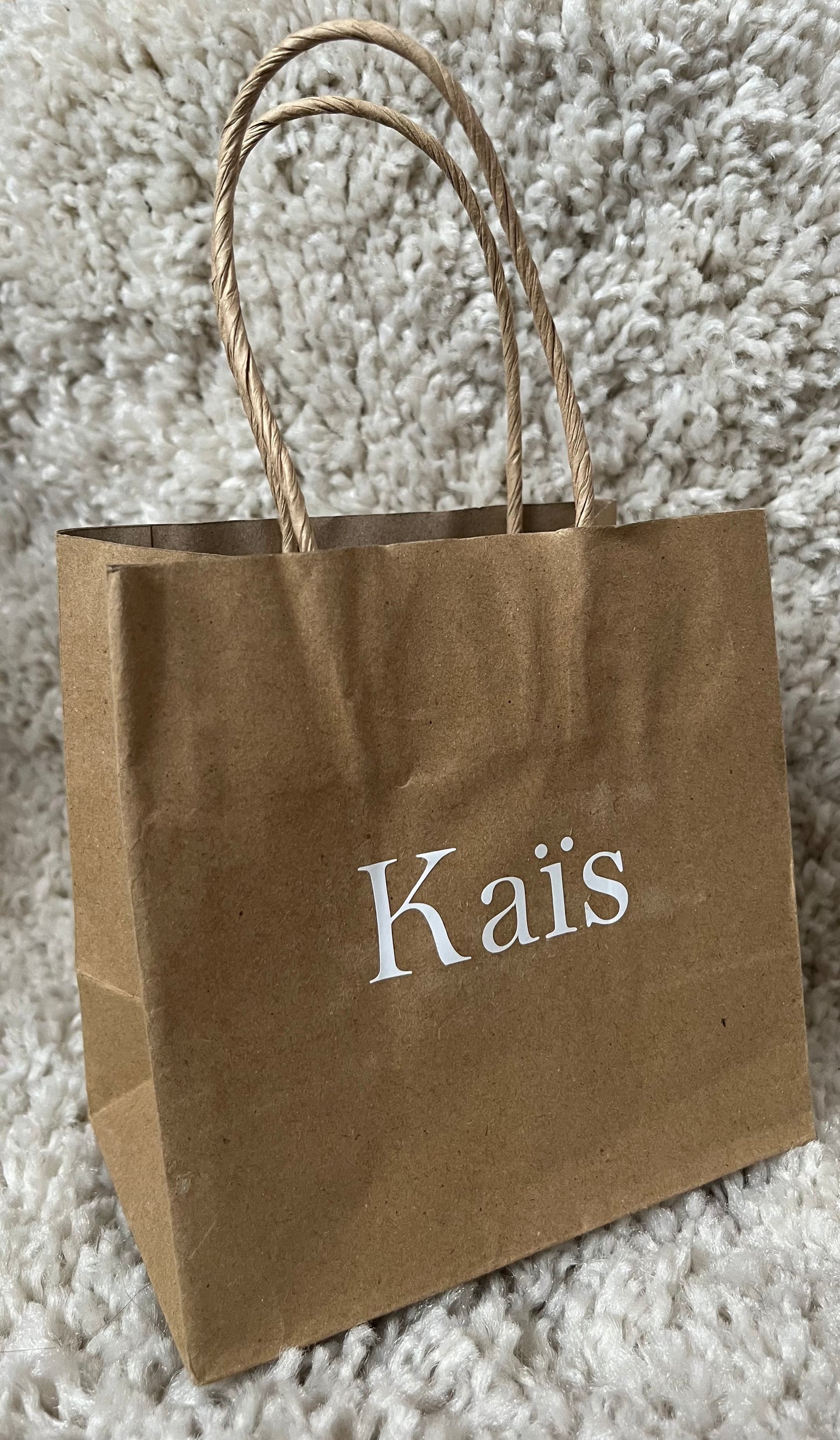 Petits sacs en kraft avec impression personnalisée