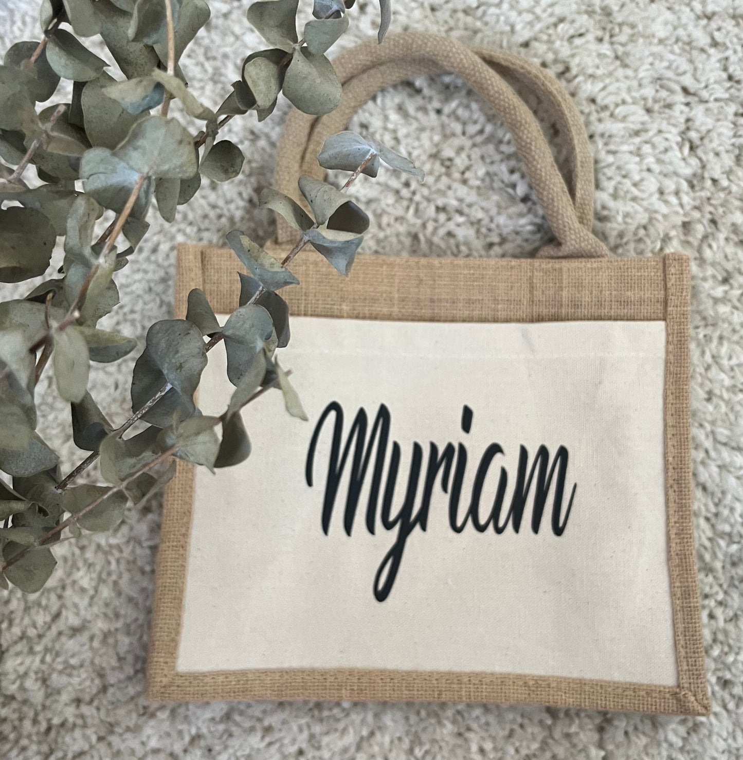 Petit sac en jute
