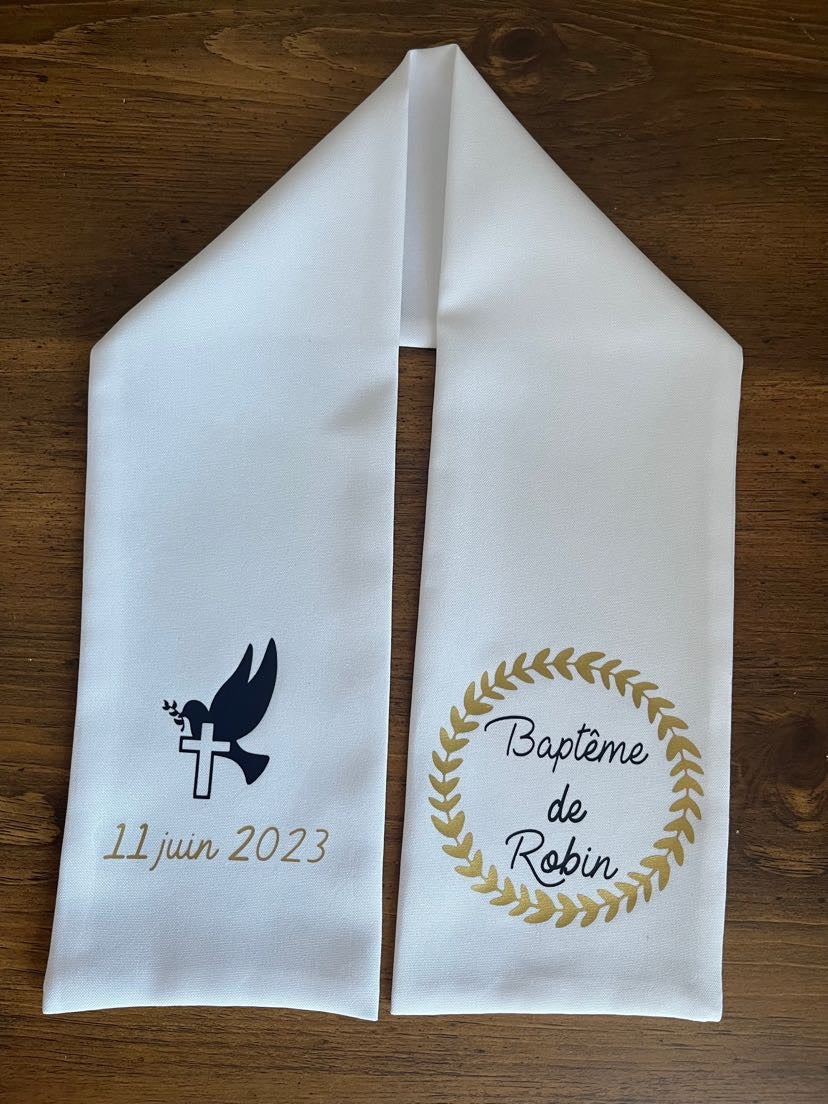 Étole de baptême