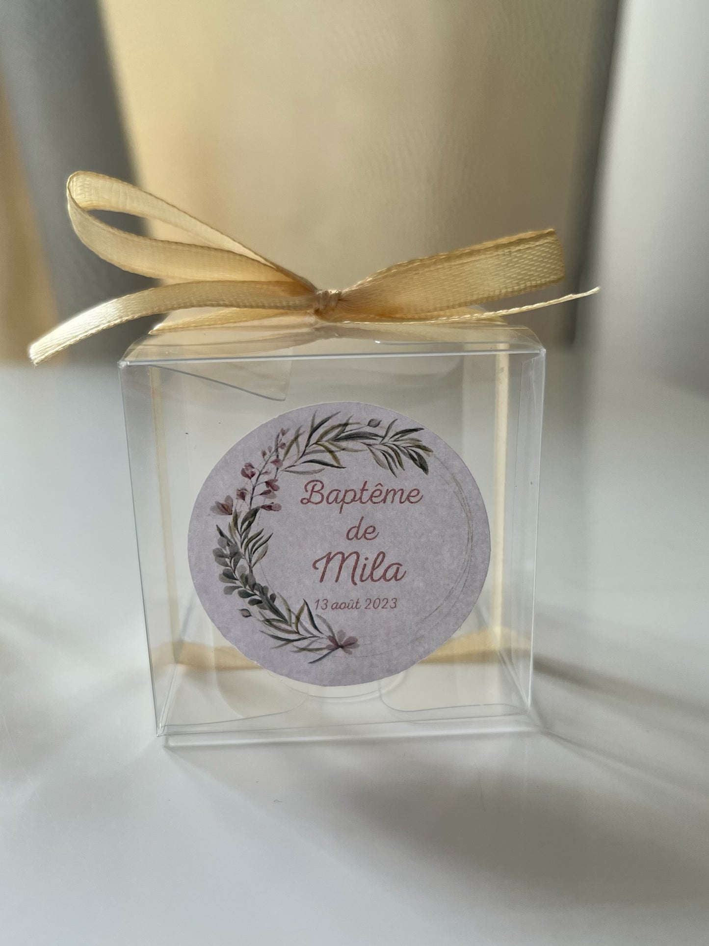 Contenant pour cadeau de table souple