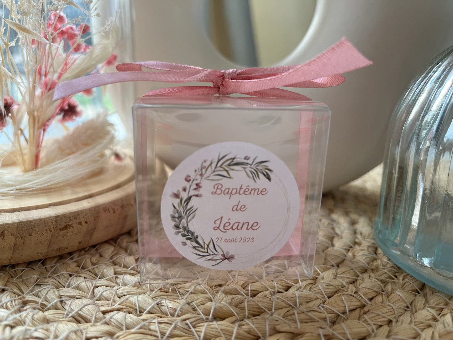 Contenant pour cadeau de table souple