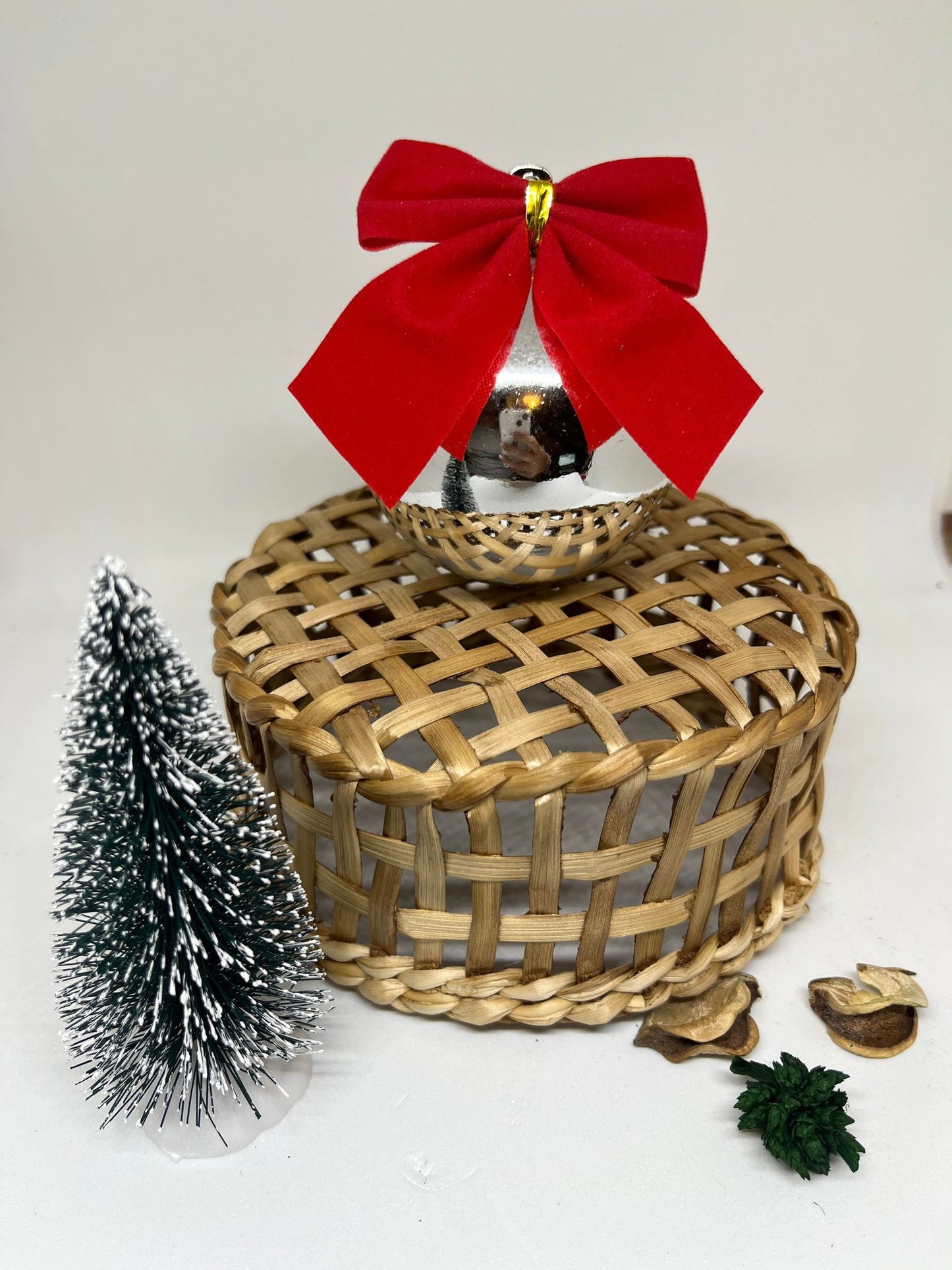 Boule de Noël argent