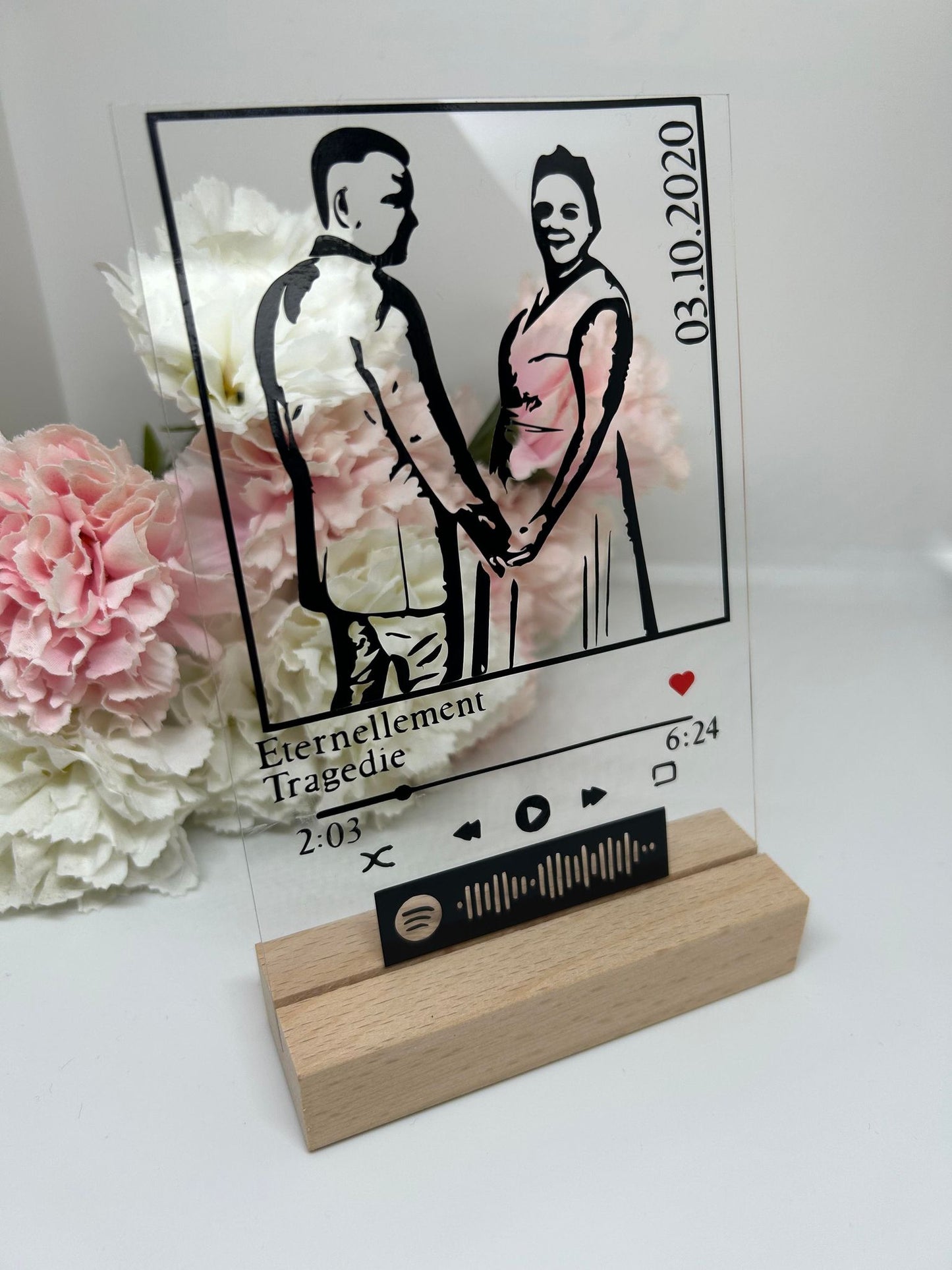 Plaque de chanson personnalisée