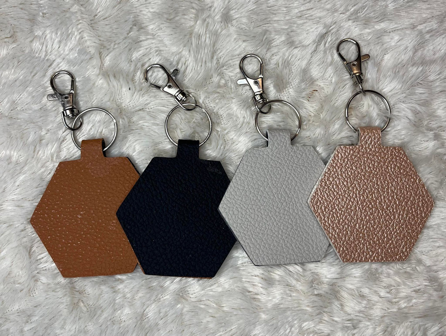 Porte-clés simili exagone