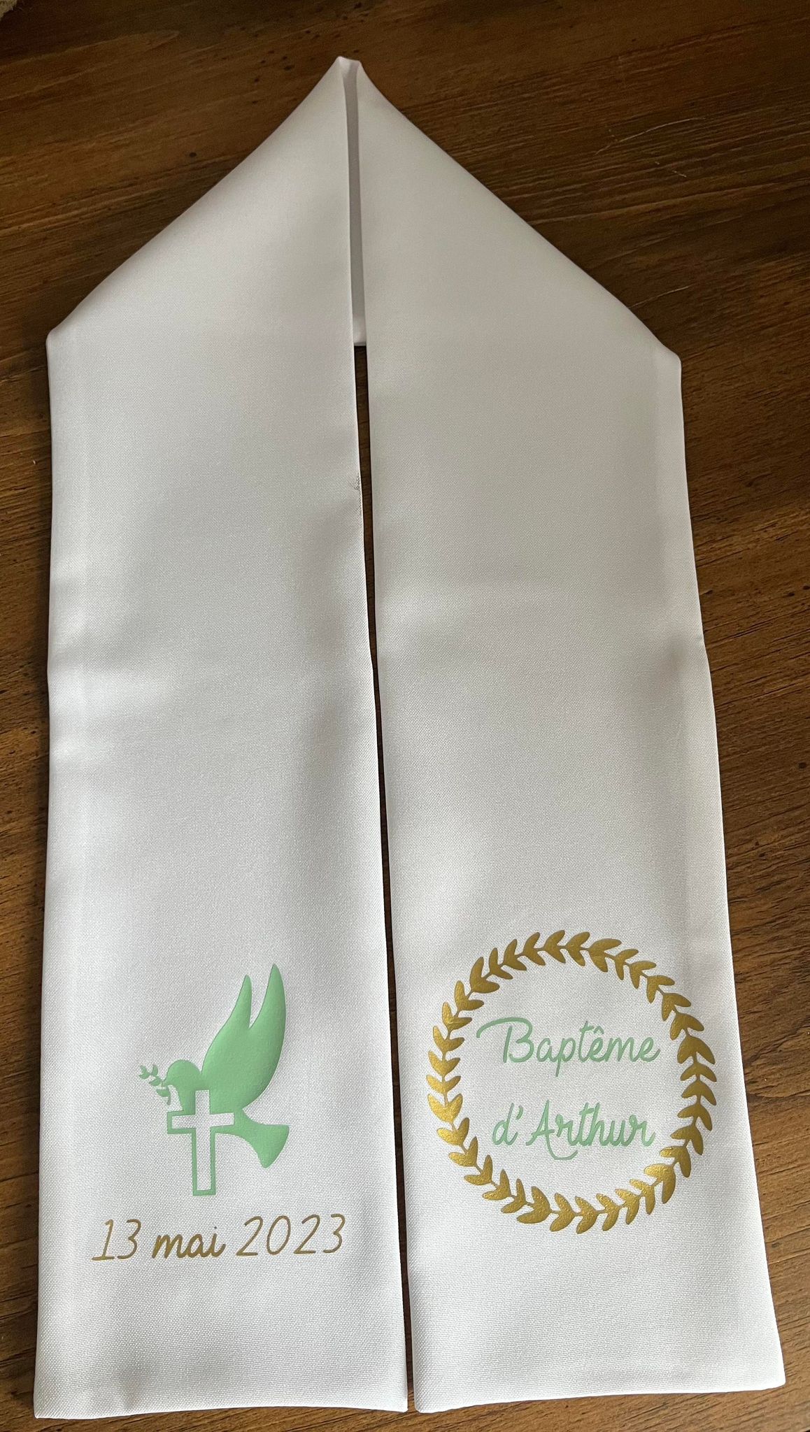 Étole de baptême