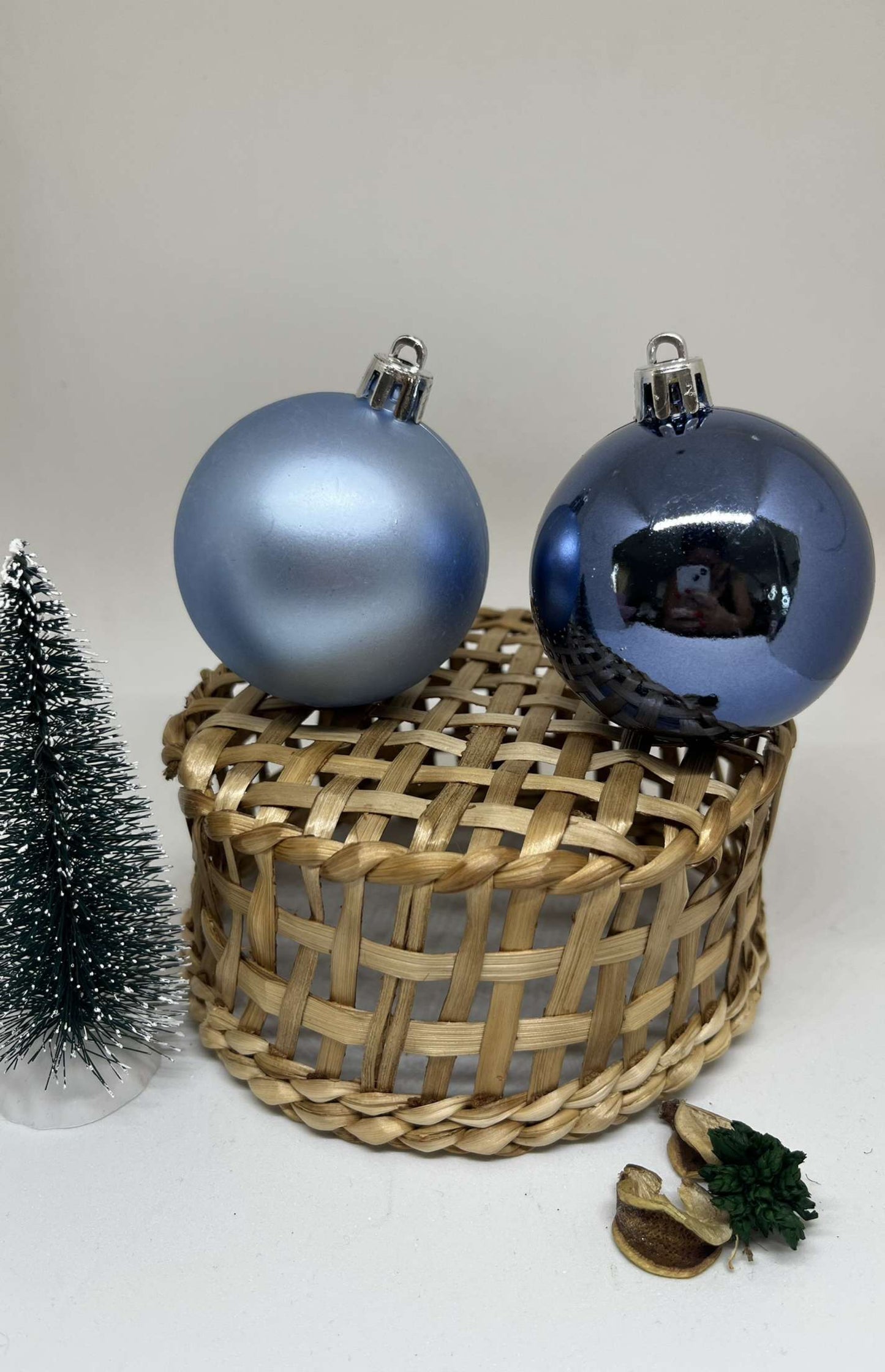 Boule de Noël bleu ciel