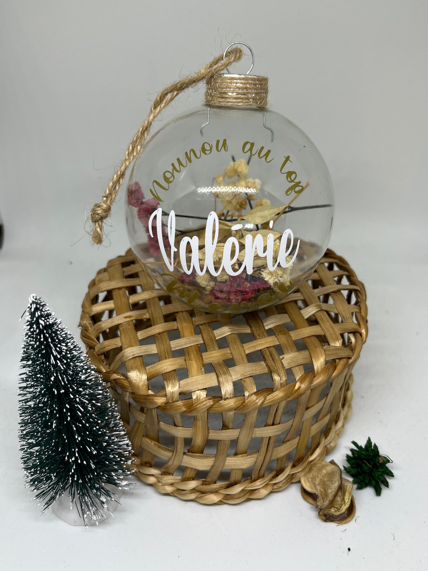 Boule de Noël " Nounou "