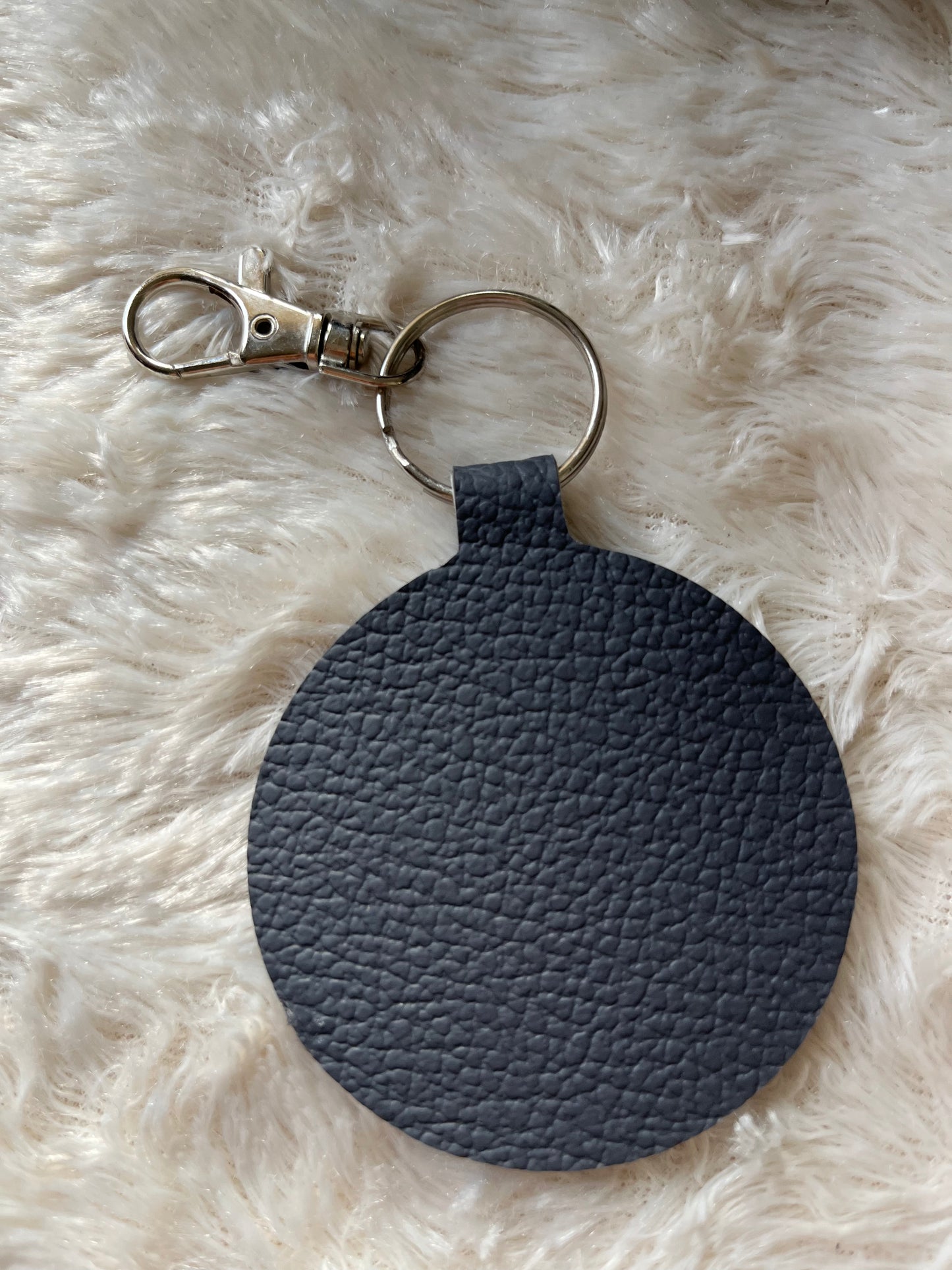 Porte-clés simili rond