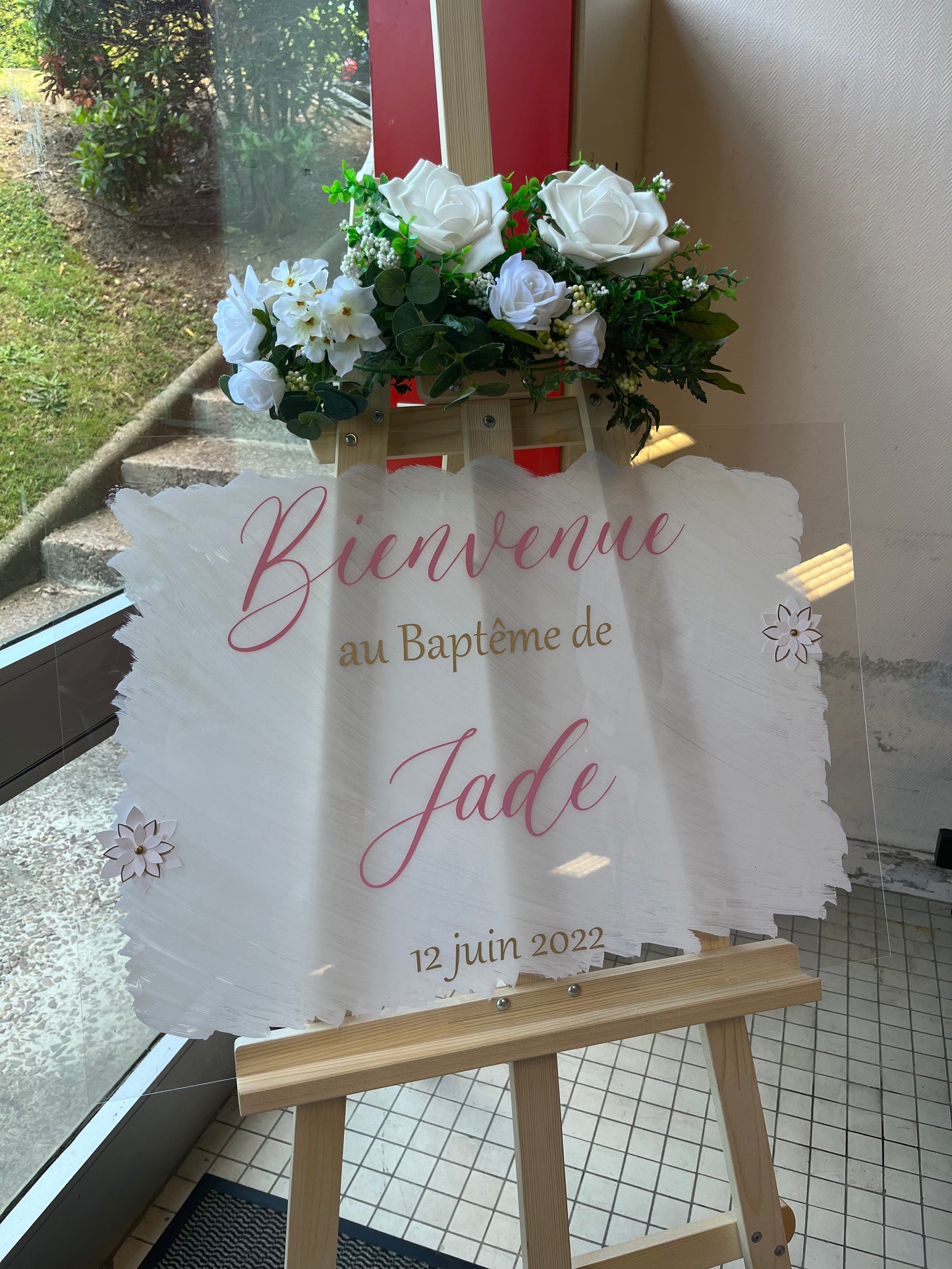 Panneau d’entrée évènement