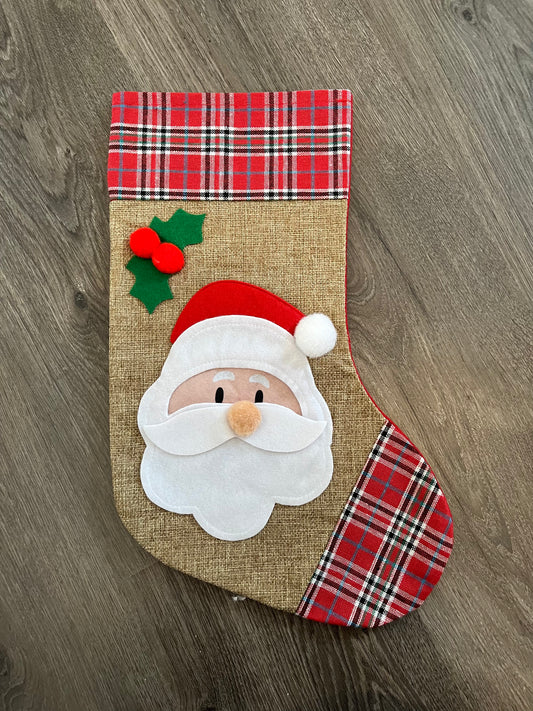 Chaussette de noël père noël