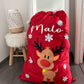 Hotte de Noël cerf