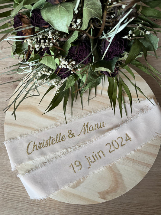Ruban pour bouquet de mariée