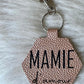 Porte clé hexagonal mamie d'amour