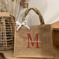 Petit sac en toile de jute