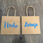 Petits sacs en kraft avec impression personnalisée