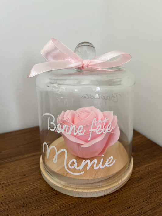 Fleur sous cloche