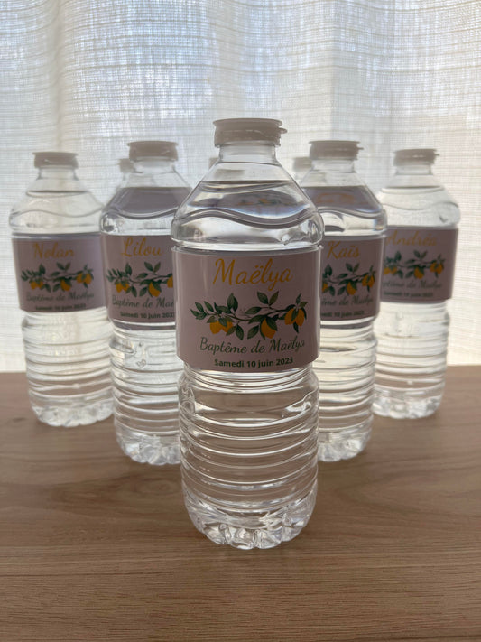 Etiquette personnalisé pour bouteille