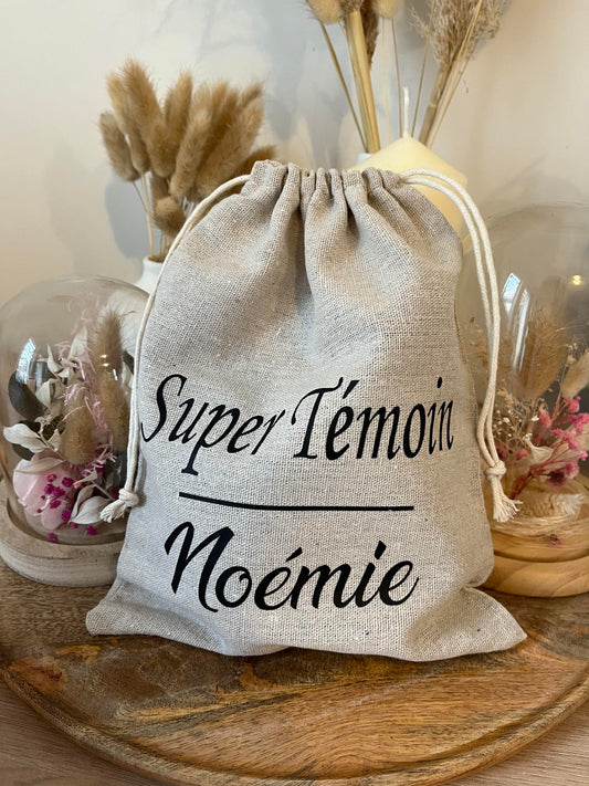 Pochon super témoin/marraine/parrain...