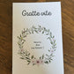 Carte à gratter personnalisé pour une annonce ou une demande particulière