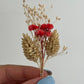 Boutonnière mariage fleurs séchées