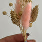 Boutonnière mariage fleurs séchées