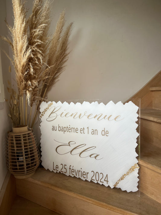 Panneau d’entrée évènement
