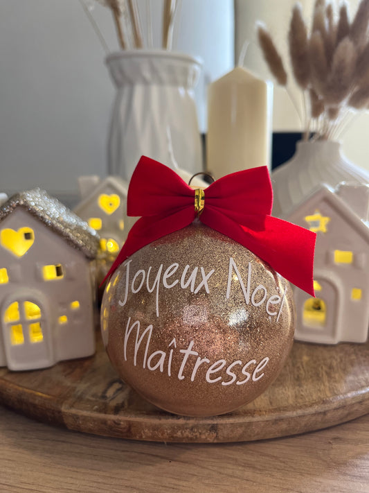Boule de Noël maîtresse