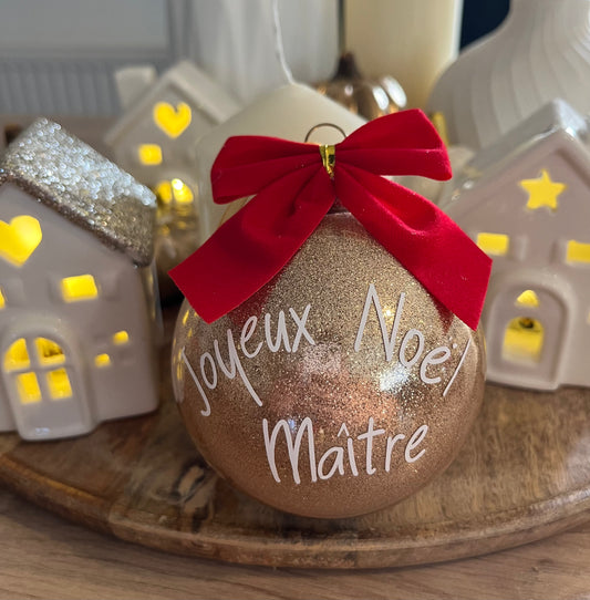 Boule de Noël maître
