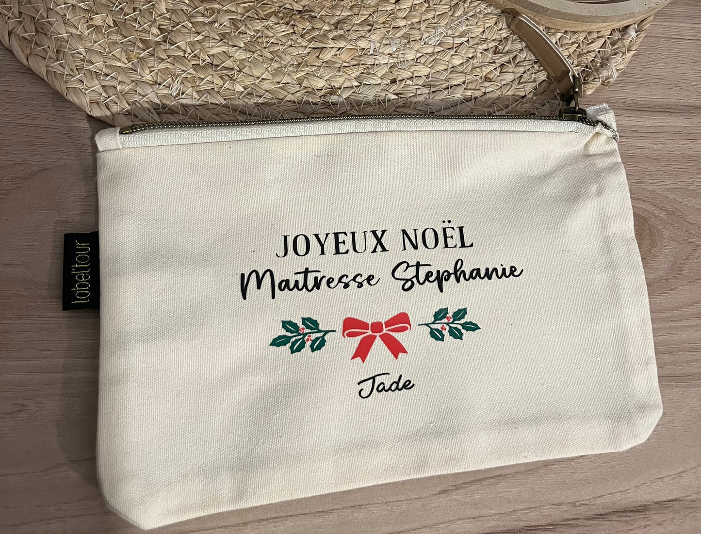 Pochette joyeux noël maîtresse/maître