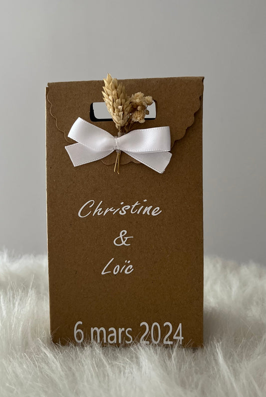 Pochette cadeau kraft