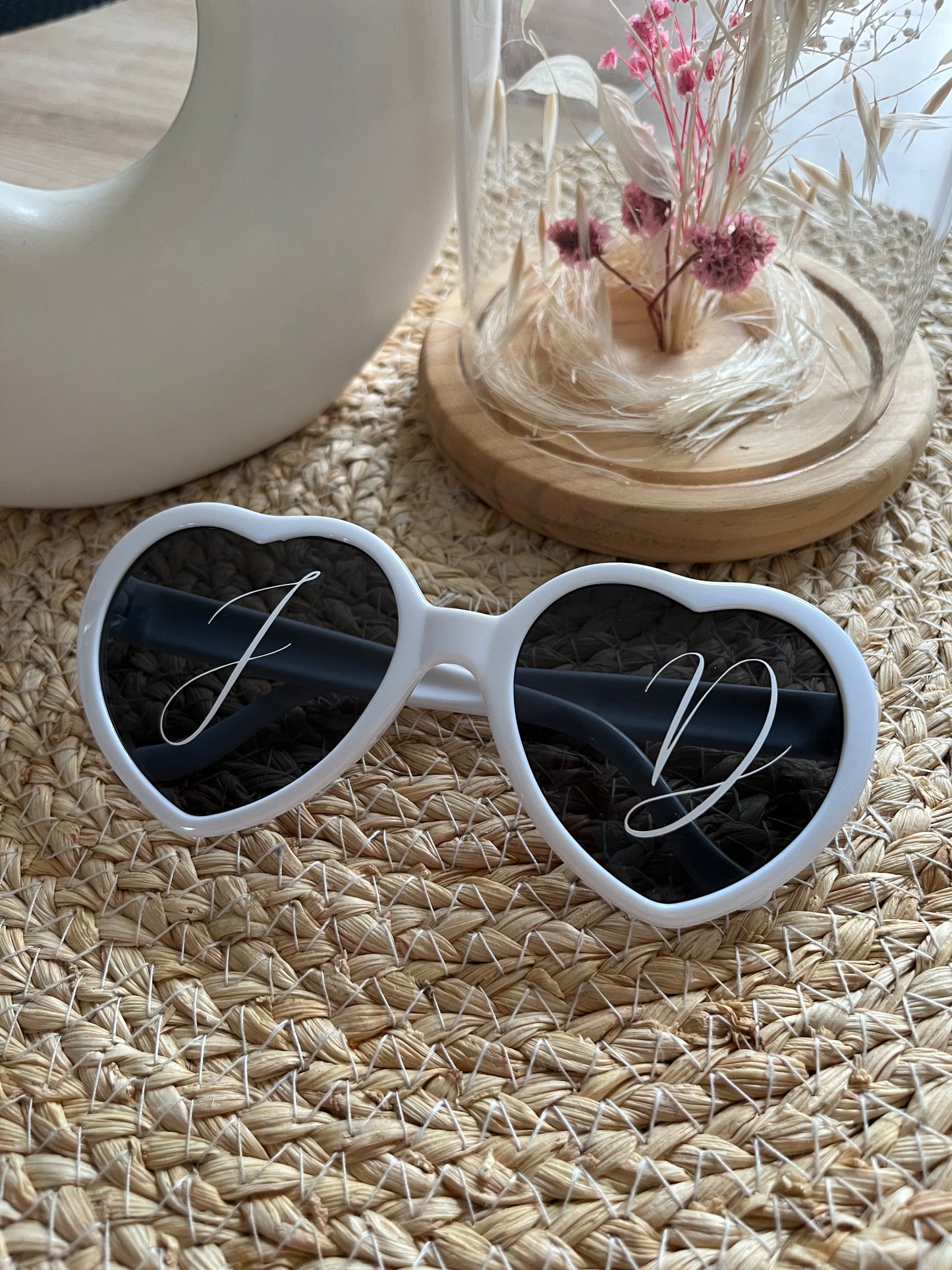 Lunette de soleil cœur