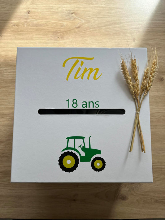 Boîte à enveloppe carré