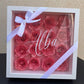 Cadre 3D fleurs de papier