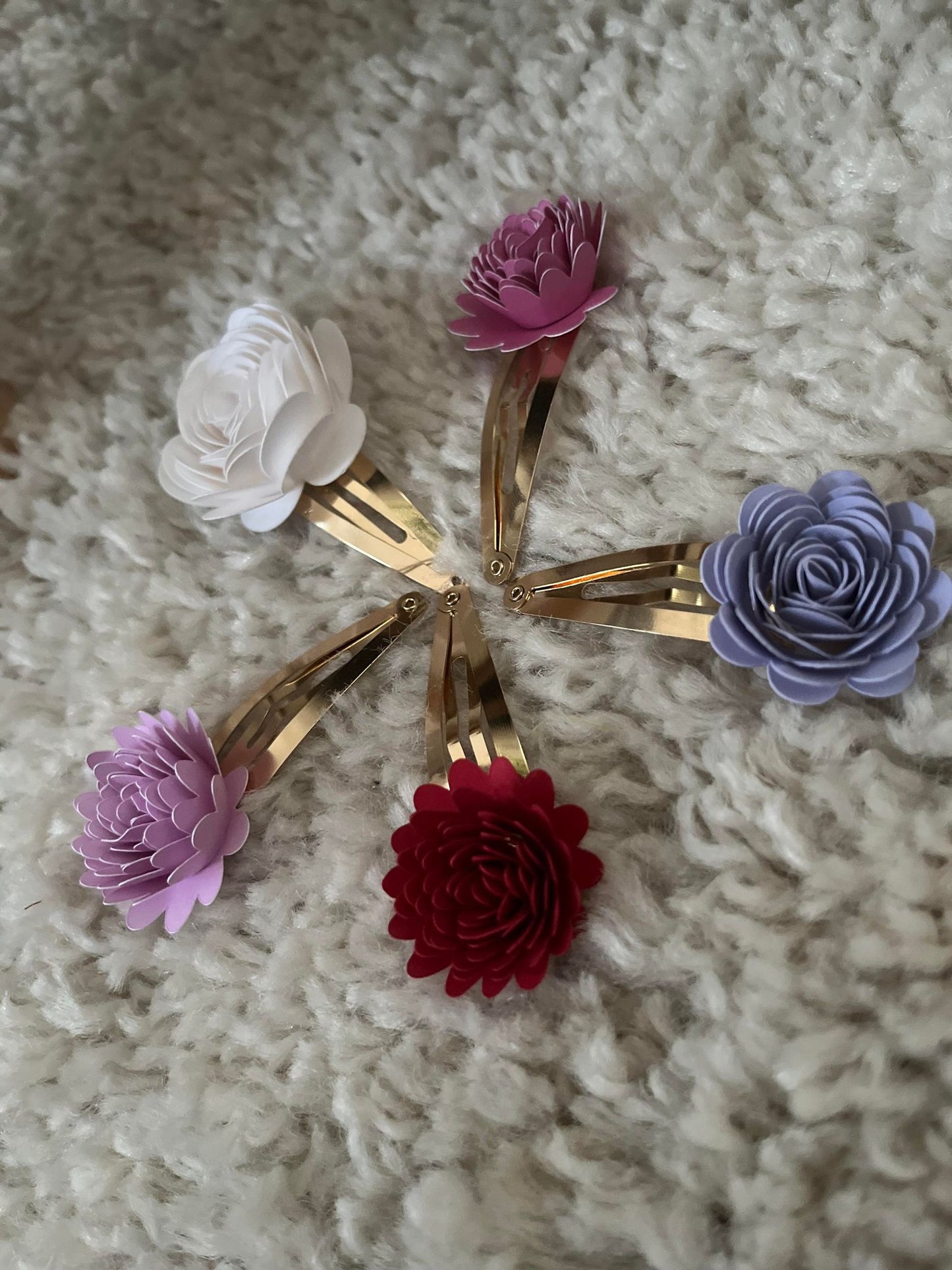 Barrette à fleur