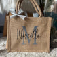 Petit sac en toile de jute