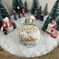 Boule de Noël " Merry Christmas "