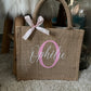 Petit sac en toile de jute