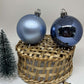 Boule de Noël bleu ciel
