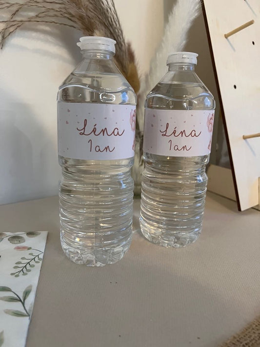 Etiquette personnalisé pour bouteille