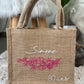 Petit sac en toile de jute