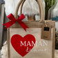 Sac en jute « maman d’amour »