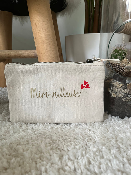 Petite pochette mère-veilleuse