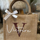 Petit sac en toile de jute