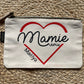 Pochette «mamie chérie+prénom »