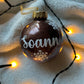 Boule de Noël pailleté